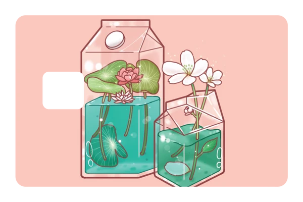anime Herbal Tea credit debit card skin