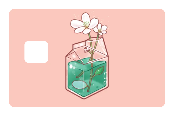 anime Pint Tea credit debit card skin