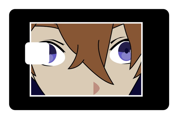 anime Childe Stare credit debit card skin