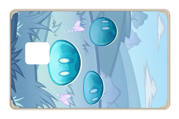 anime TCG Hydro Slimes credit debit card skin