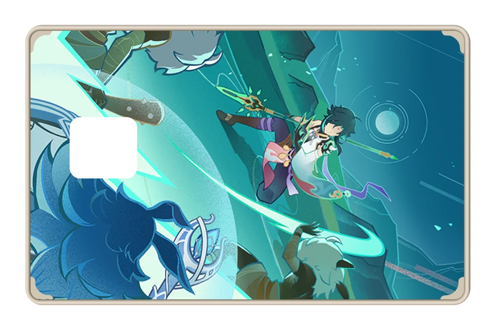 anime TCG Guardian Yaksha credit debit card skin