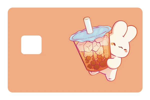 anime Boba Bunny credit debit card skin