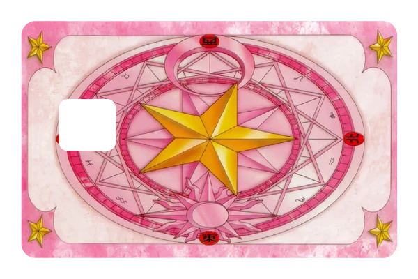 anime Sakura Card credit debit card skin