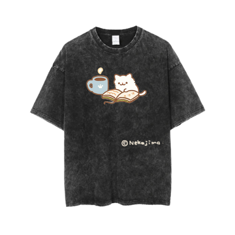 cat One Size t- shirt Washed 100
