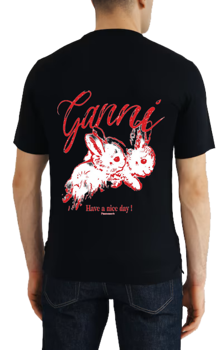Canni t- shirt One Size Black back 100