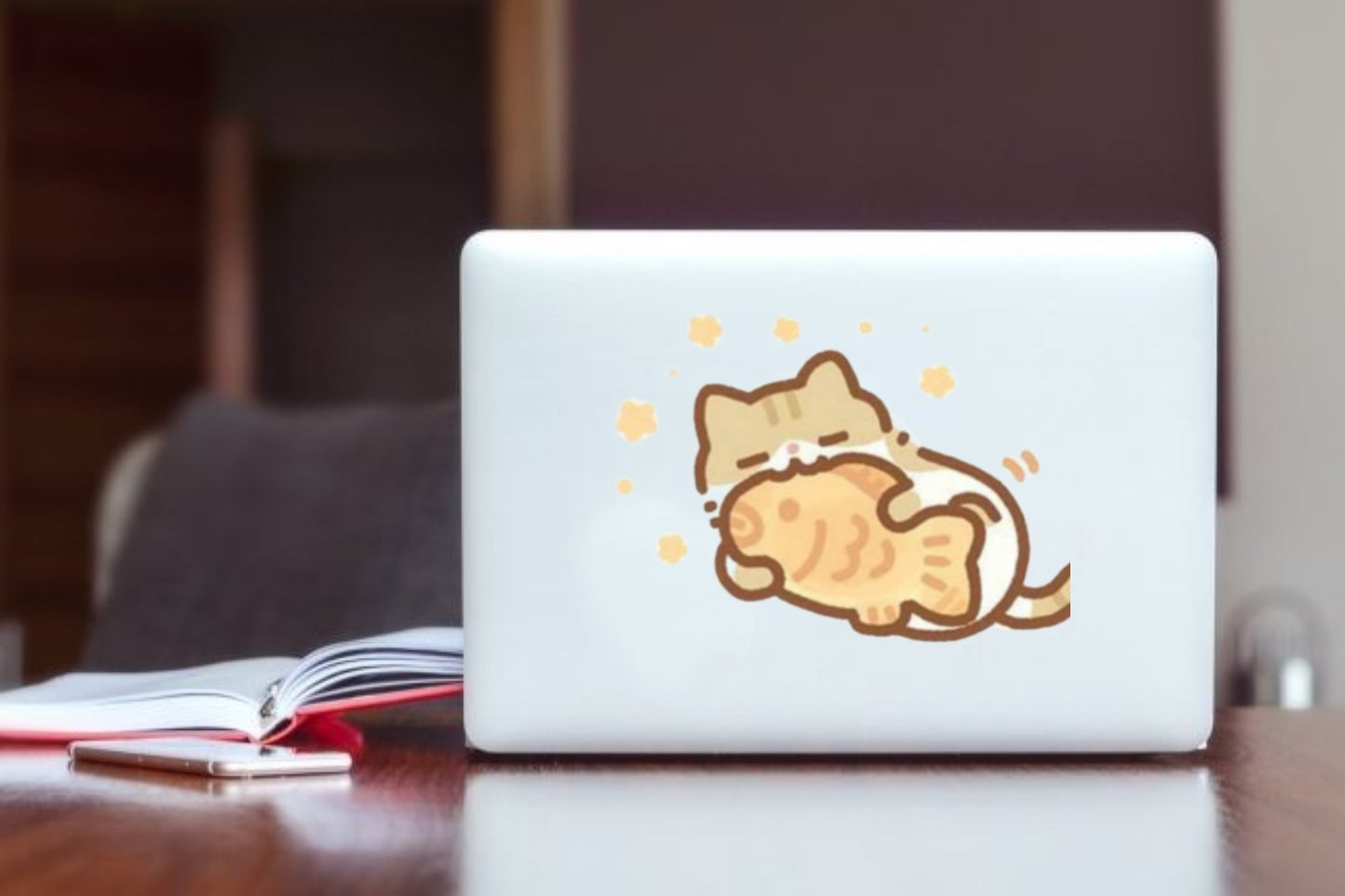 cat Laptop Sticker 101