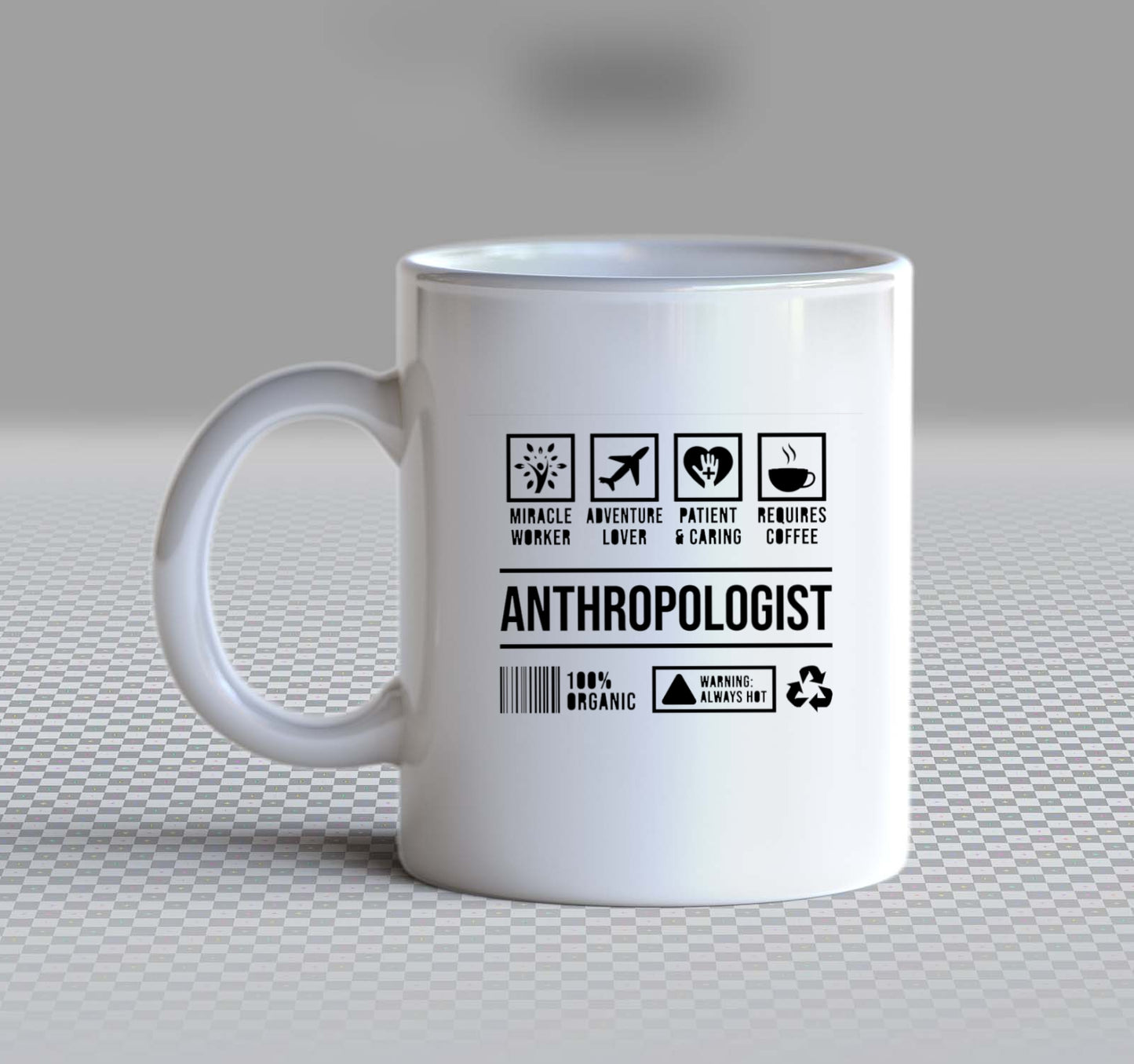 ANTHROPOLOGIST Back text Mug 102