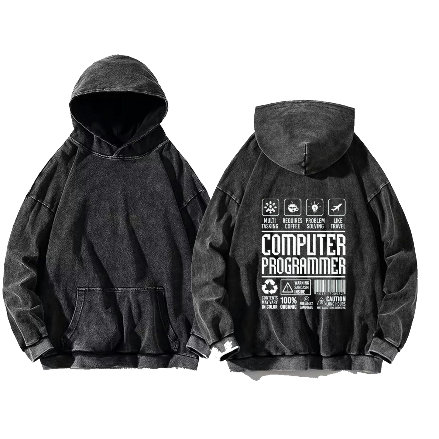 DENTIST oversize hoodie Washed back 103