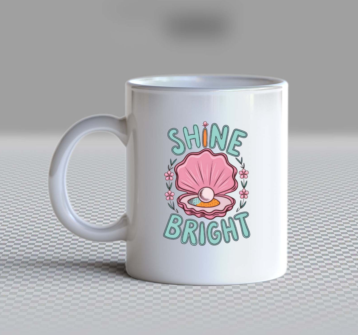 SHINE BRIGHT Mug White 180