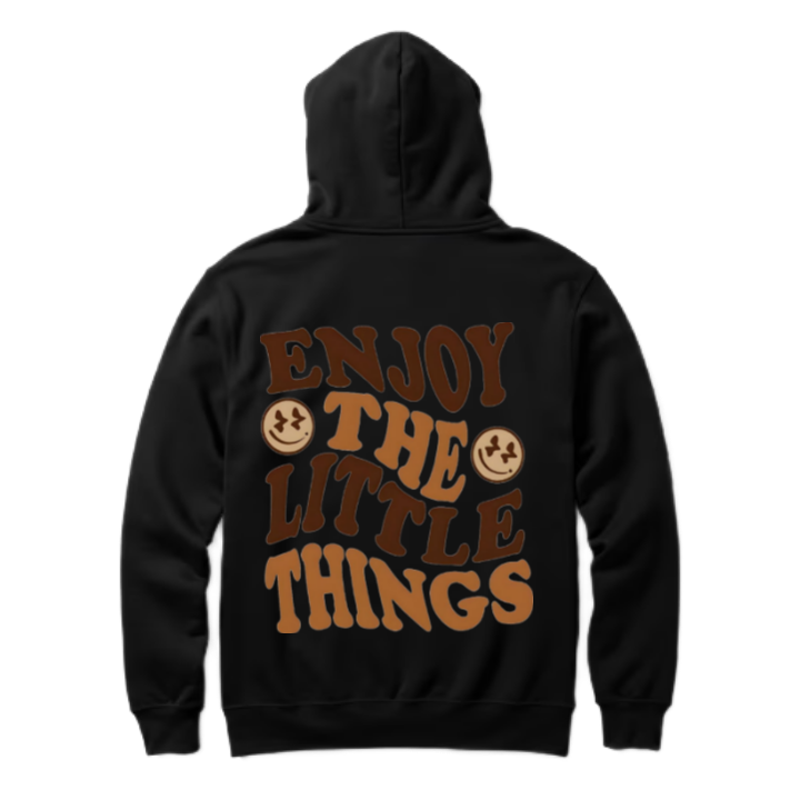 VENJOY & THEO UTTLE THINGS One Size hoodie Black Back 105