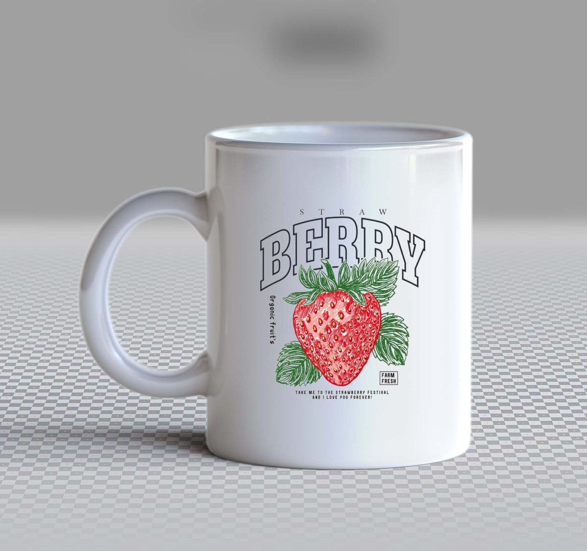 BERRY Mug White 181