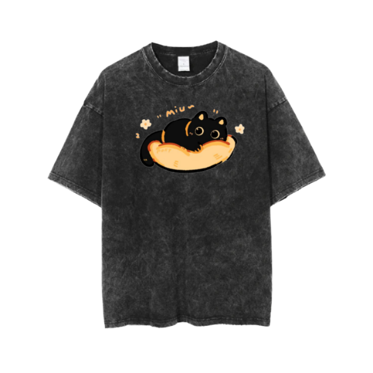 cat One Size t- shirt Washed 109