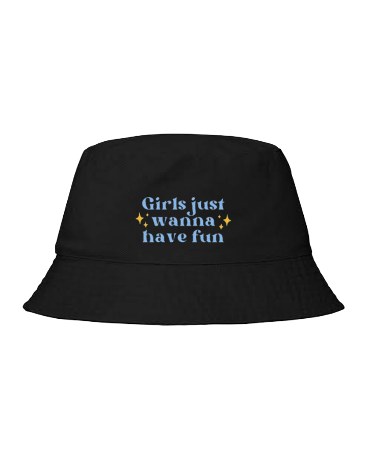 Bucket hat Fishman hat cap Black Girls just wanna have fun 10