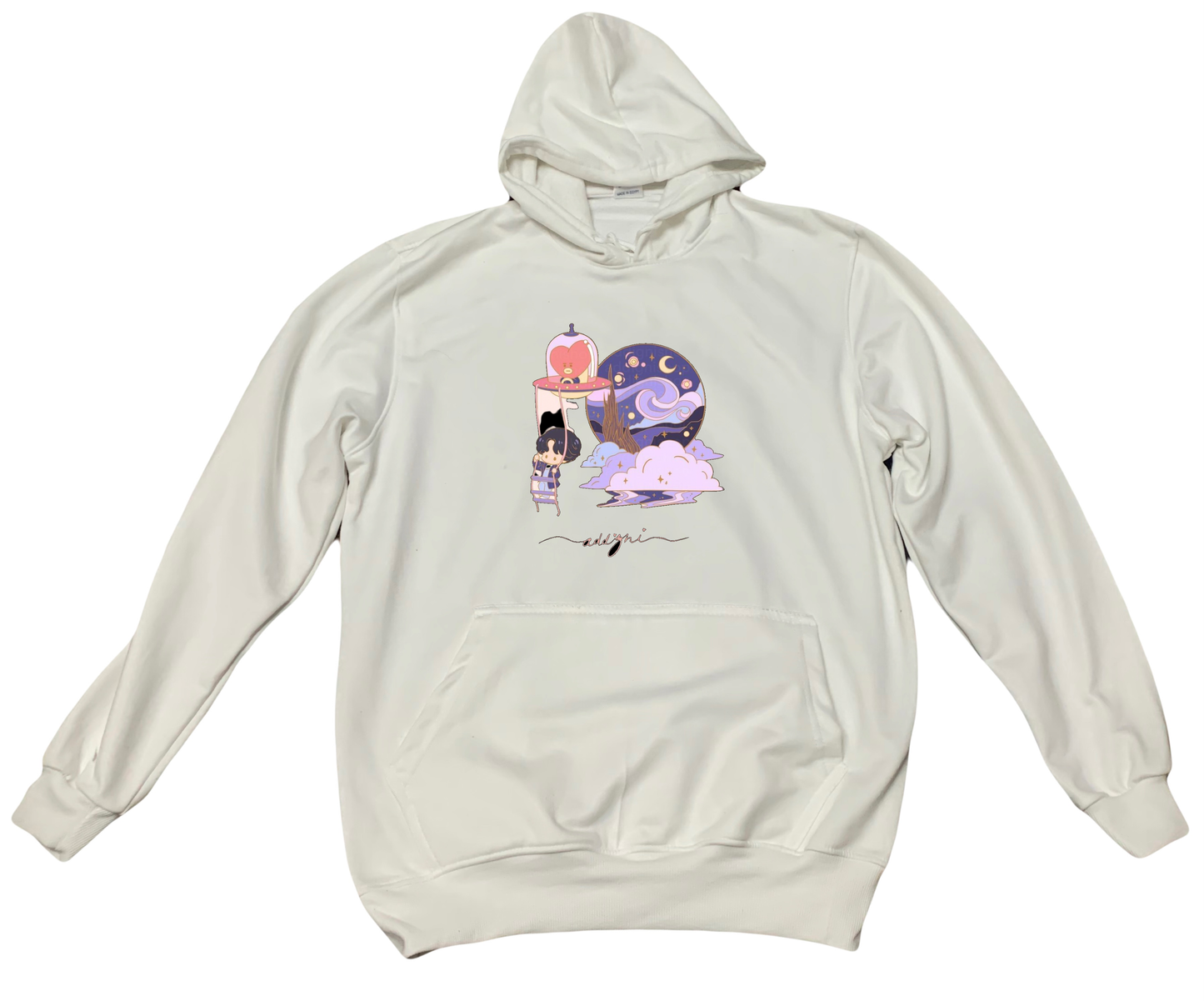 BTS One Size hoodie White 10