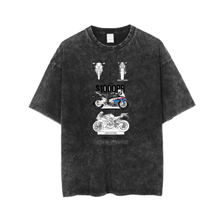 MOTOR CYCLE t- shirt One Size Washed 10