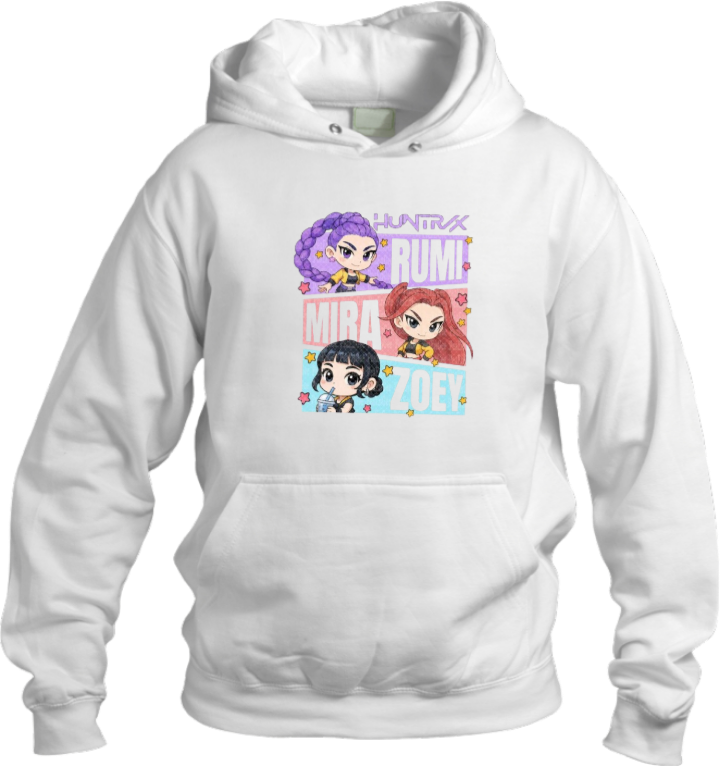 Hunterix kpop Oversize Hoodie White 10