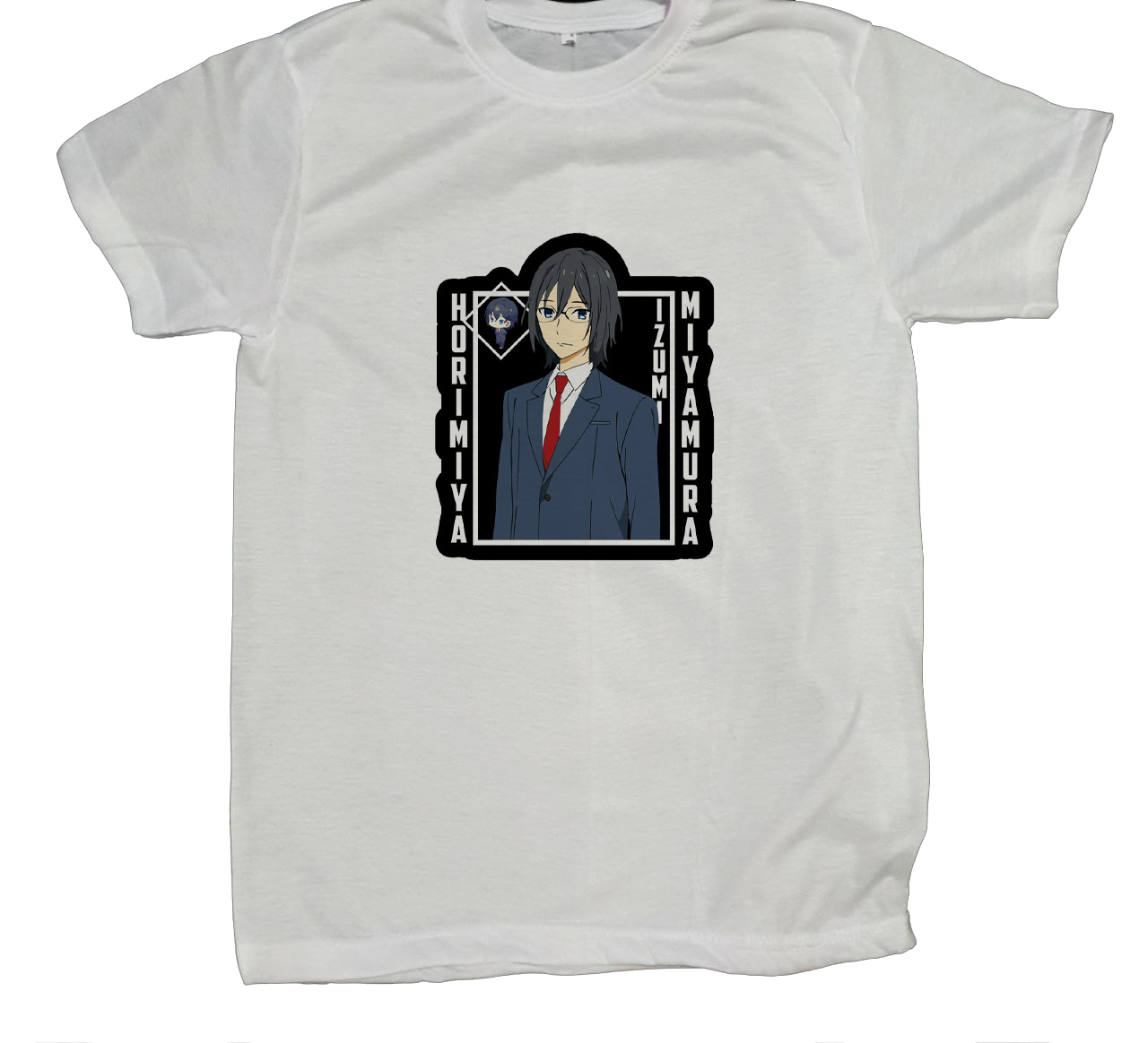 Horimiya t- shirt fat White 10