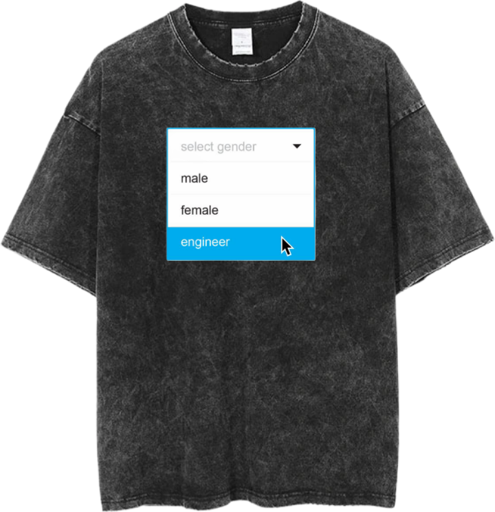 names t- shirt One Size Washed select gender male female engineer 10