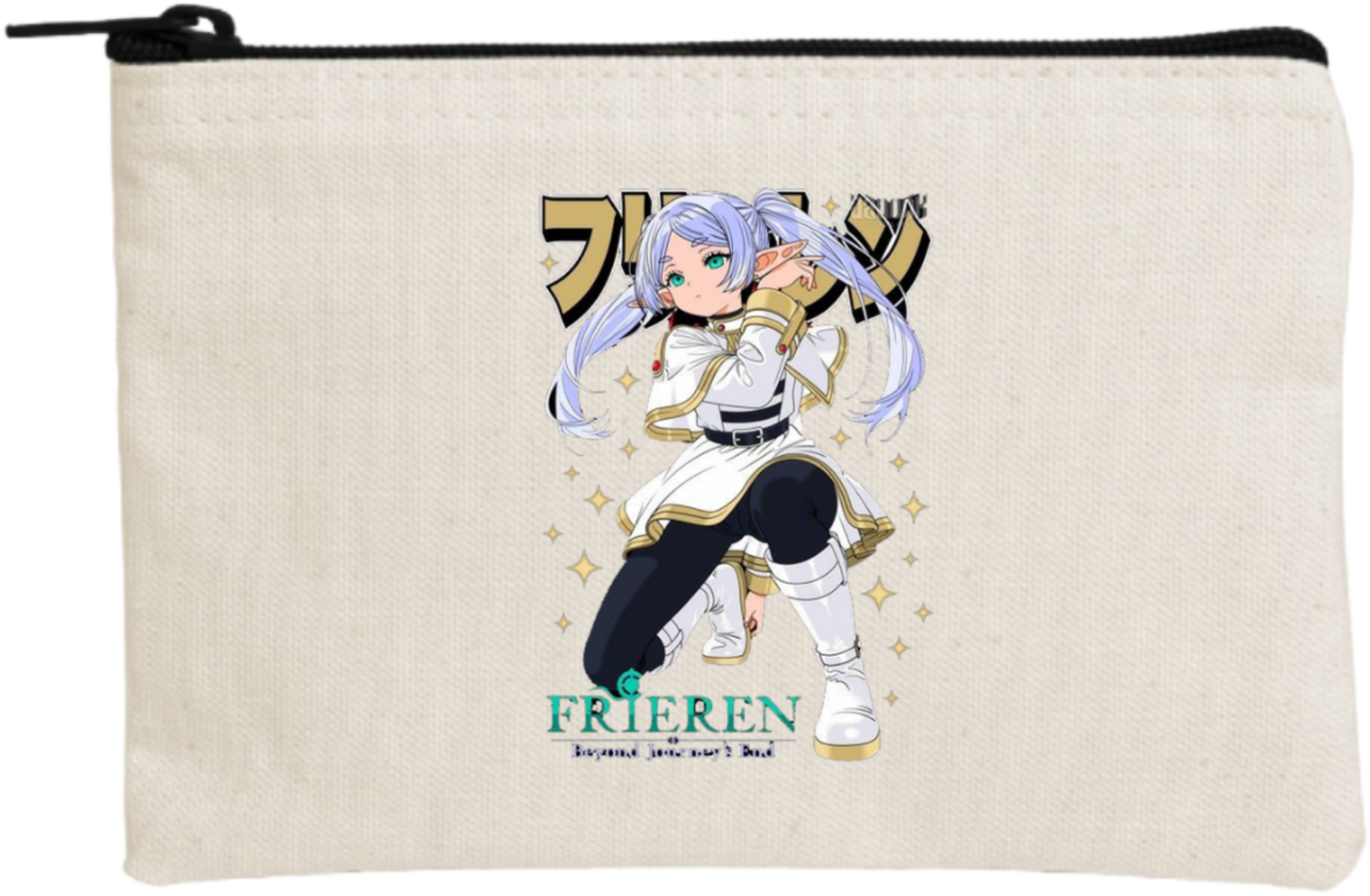 Frieren Beyond Journey's End wallet pencil case Beige 10 (Copy)
