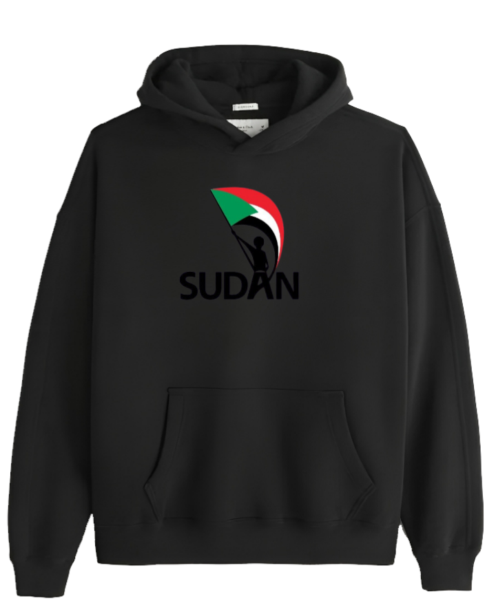 Sudan Oversize Hoodie Black 10