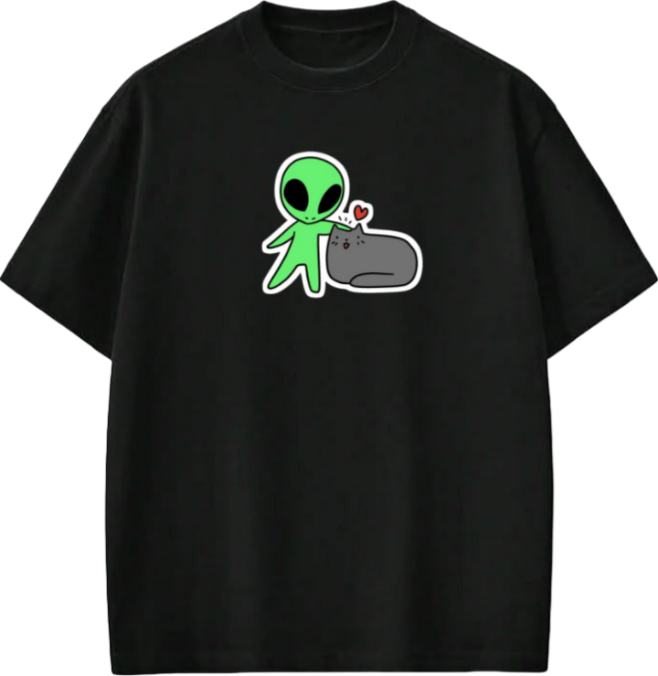 aliens One Size t- shirt Black 10