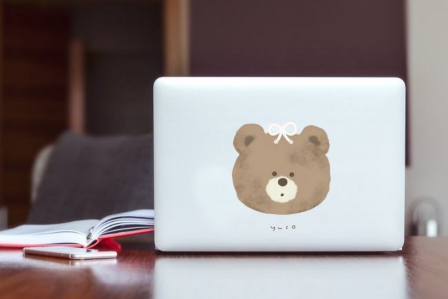 bear Laptop Sticker 10