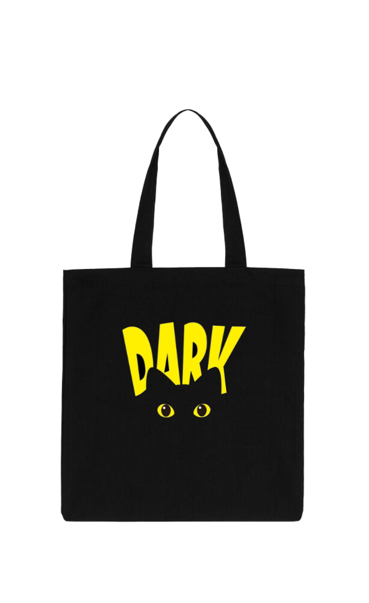 DARK tote bag Black 140