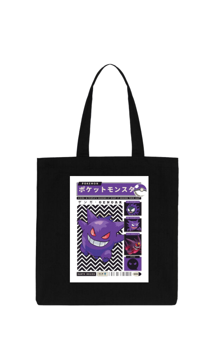 Digimon Adventure tote bag Black 10