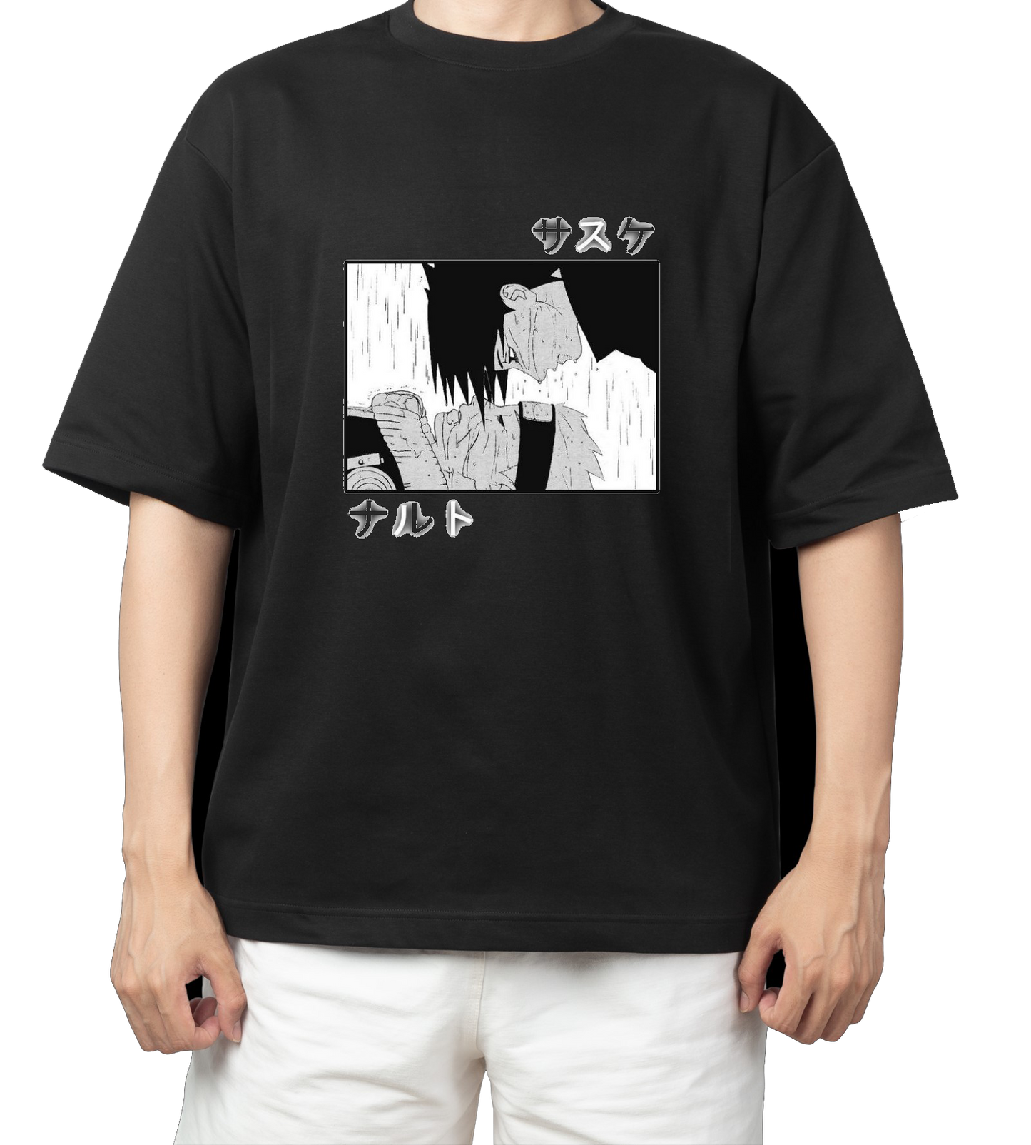 Naruto Shippuden t- shirt One Size Black 10
