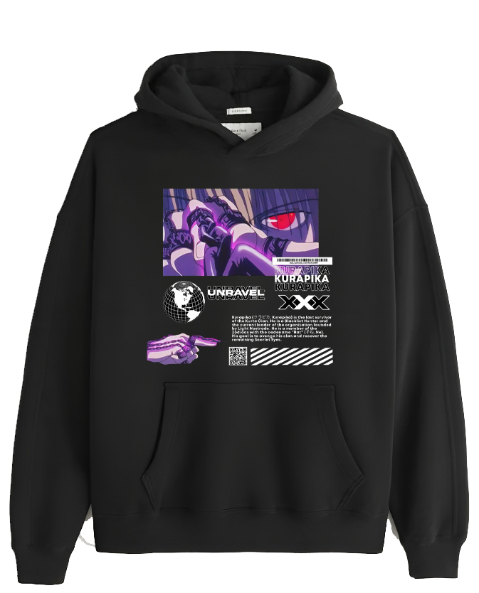 Hunter × Hunter One Size hoodie Black 25