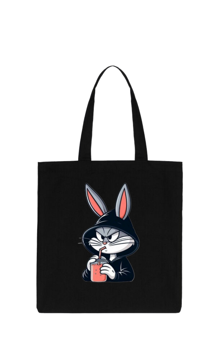 Bugs Bunny tote bag Black 10