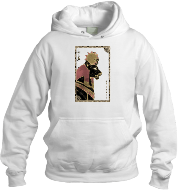 Egypt Over Size hoodie White 10