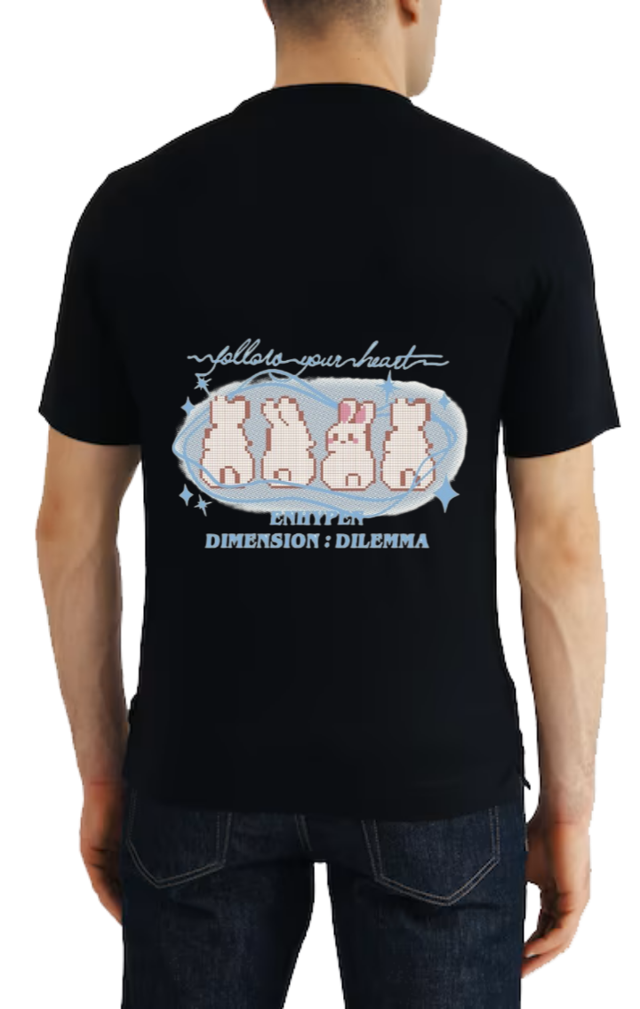 DIMENSION: DILEMMA t- shirt One Size Black back 10