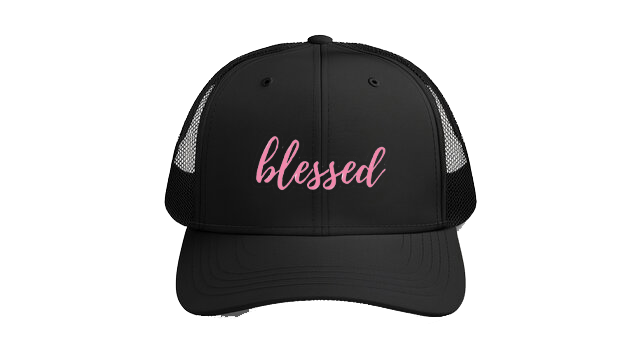 Baseball cap Black blessed 10