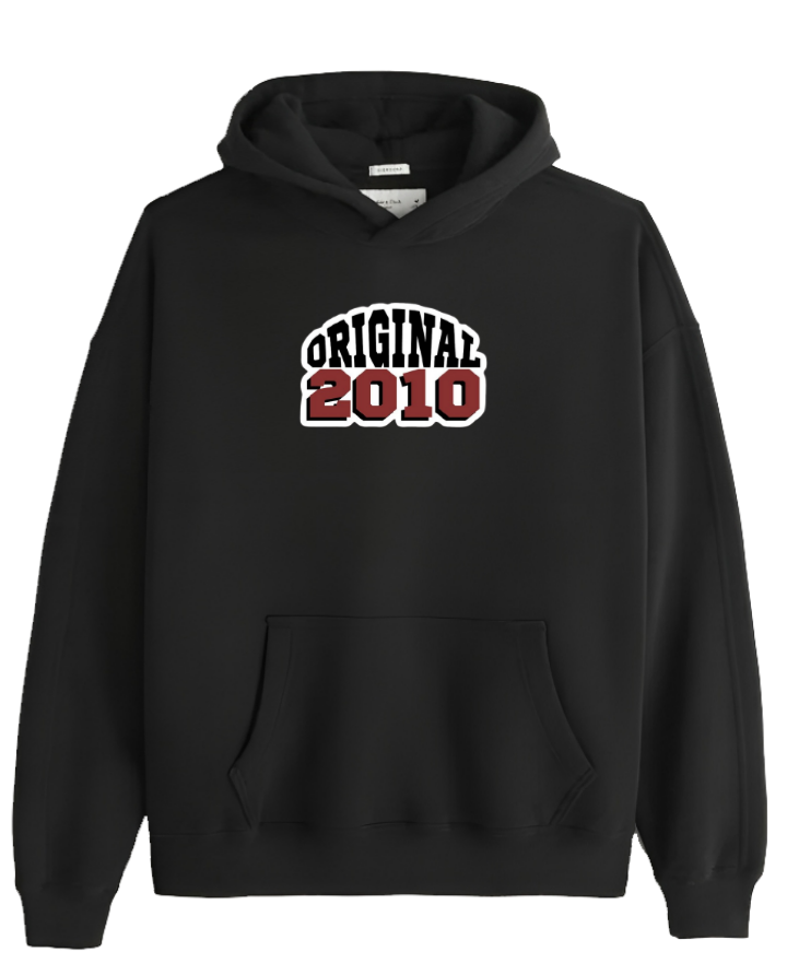 age Oversize Hoodie Black 2010