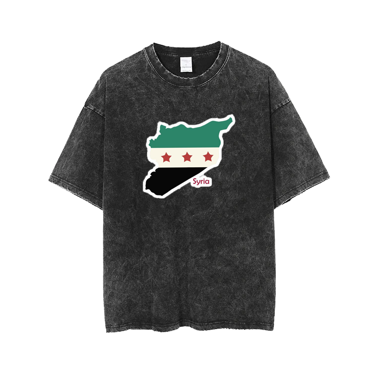 Syria t- shirt One Size Washed 10