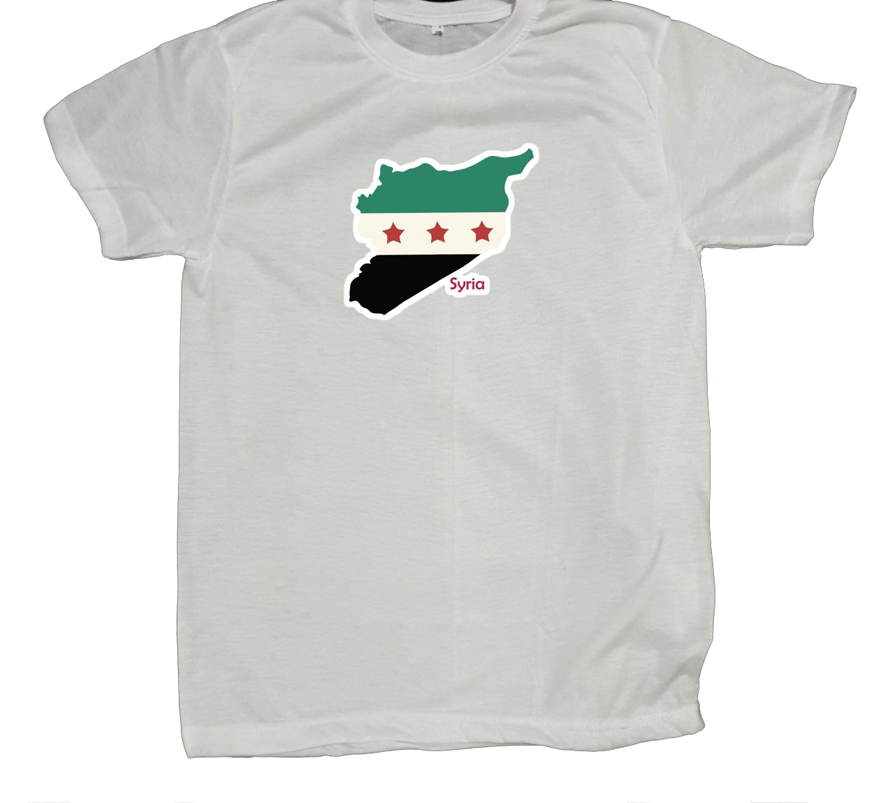 Syria t- shirt fat White 10