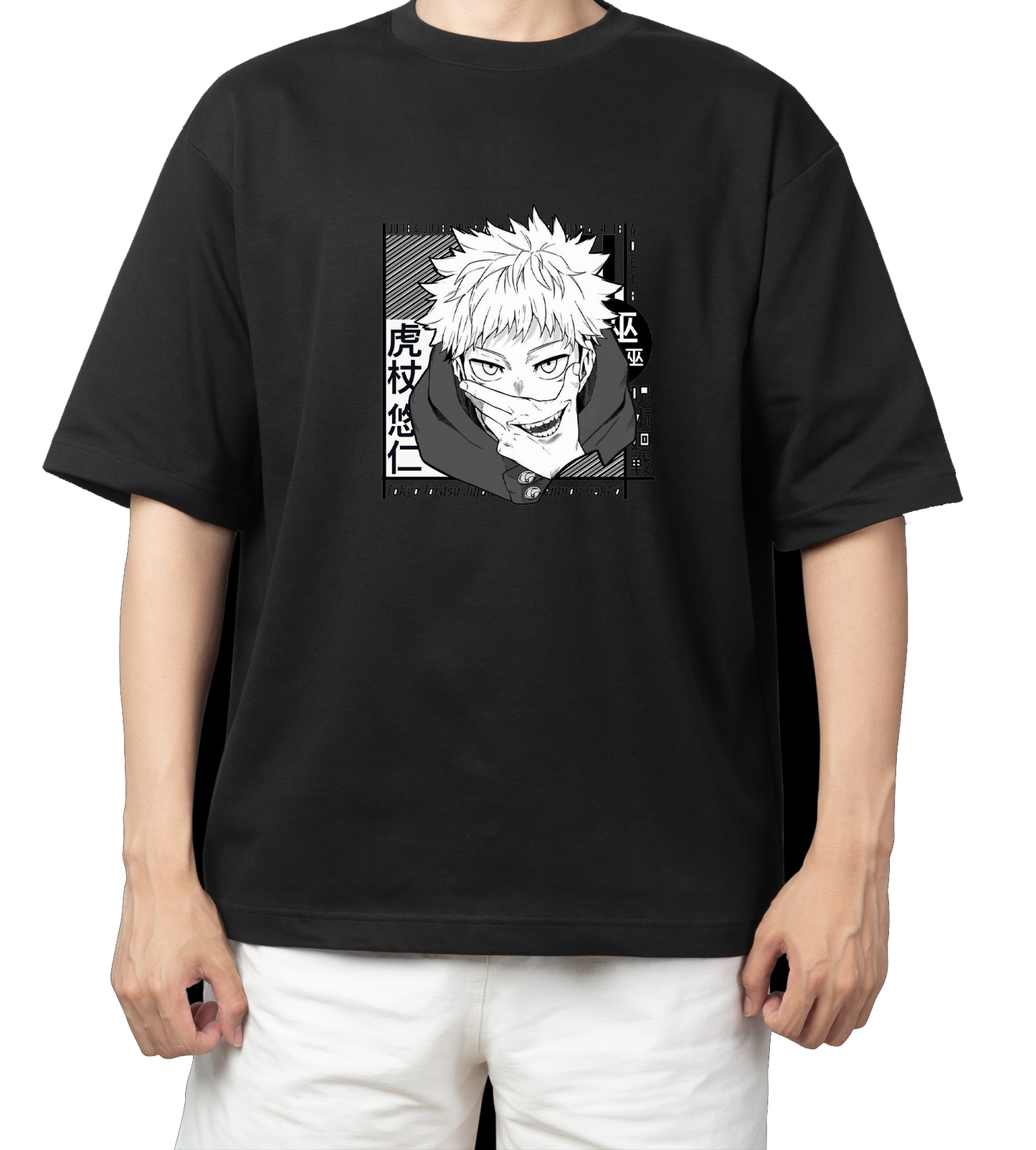 tjujutsu kaisen GOJO Oversize t- shirt Black 10