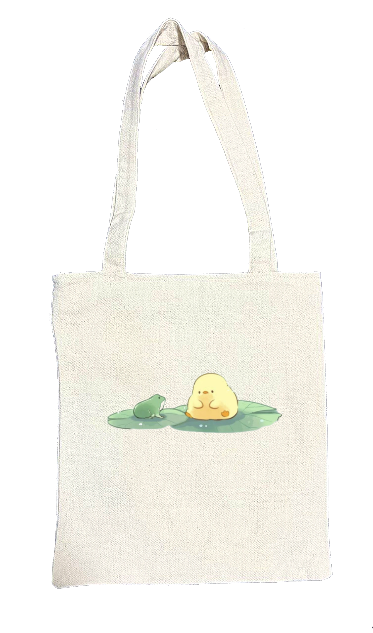 duck tote bag beige 10