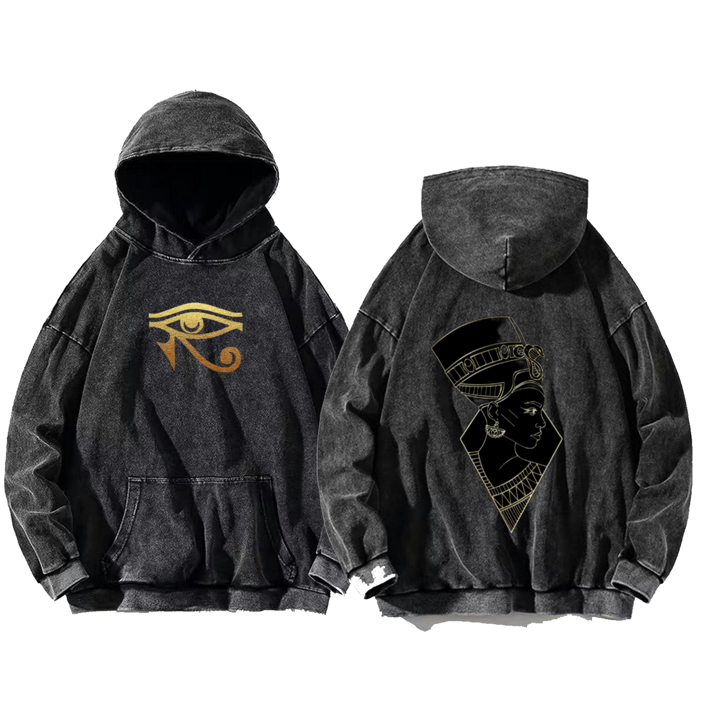 Egypt Over Size hoodie Washed Back 10