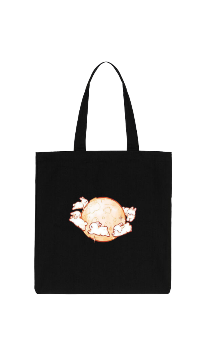 bunny tote bag White 10