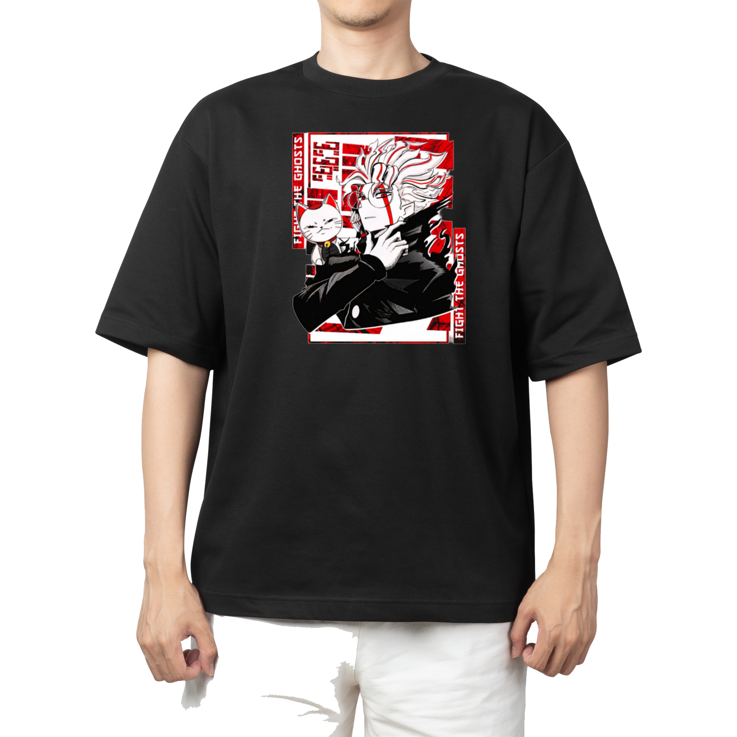 RANDOM ANIME GIRL t- shirt Black 11