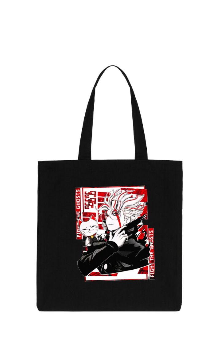 RANDOM ANIME GIRL tote bag Black 10
