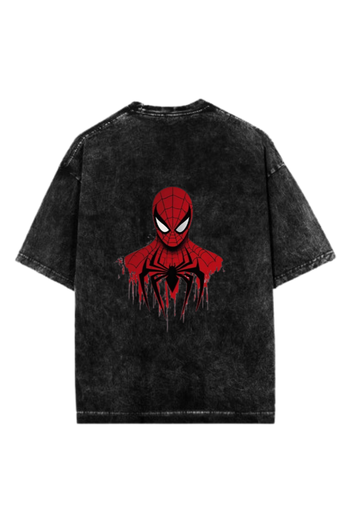 Spiderman t- shirt One Size Washed Back 10