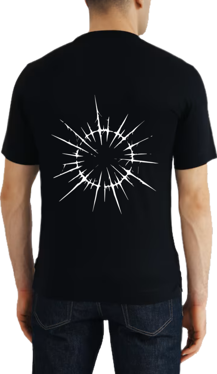 Goth t- shirt Black Back 10