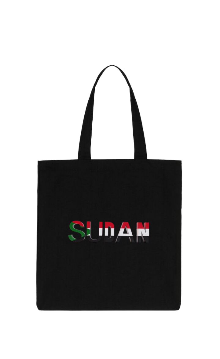 Sudan tote bag Black 10