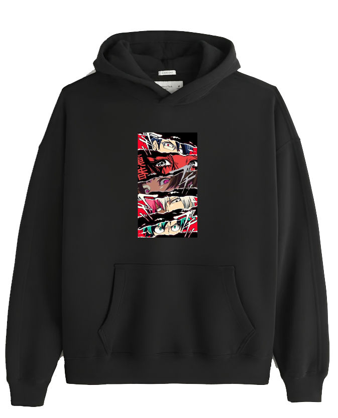 Boku no hero academy bnha One Size hoodie Black 10