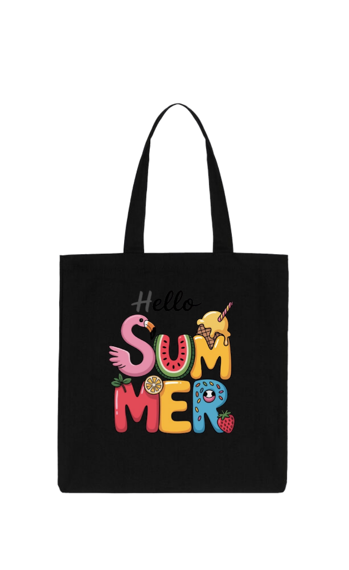 Summer Vibes tote bag Black 10