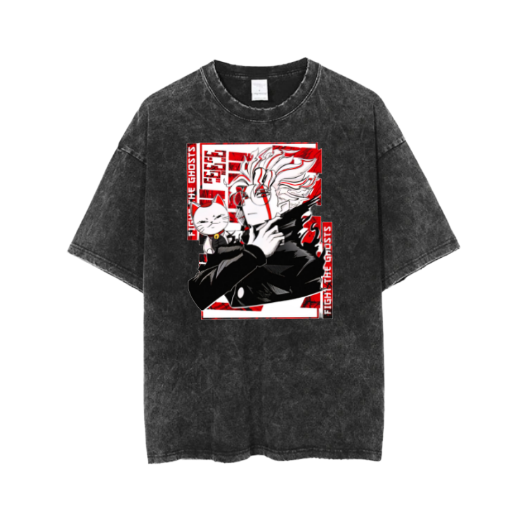 RANDOM ANIME GIRL t- shirt Washed 10