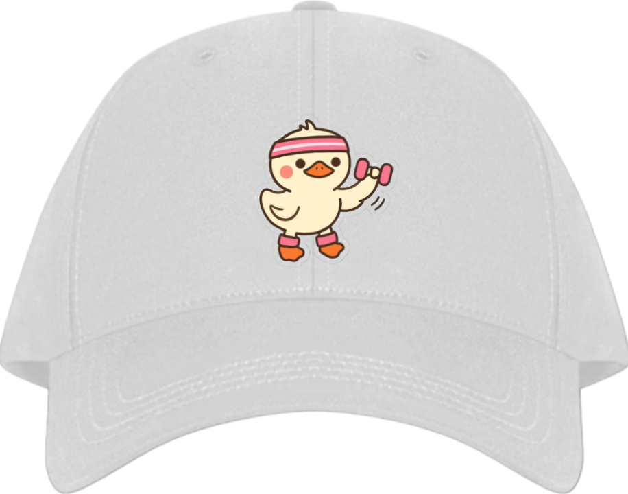 workout gym pilates Baseball cap White 10